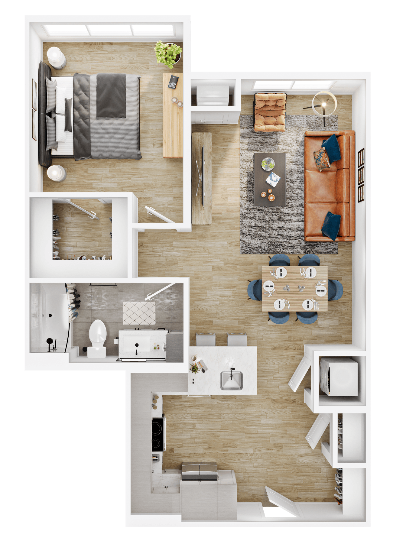 Floor plan layout diagram for A31